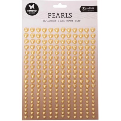 Studio Light - Essentials Collection «Gold Heart Pearls» 240 pcs